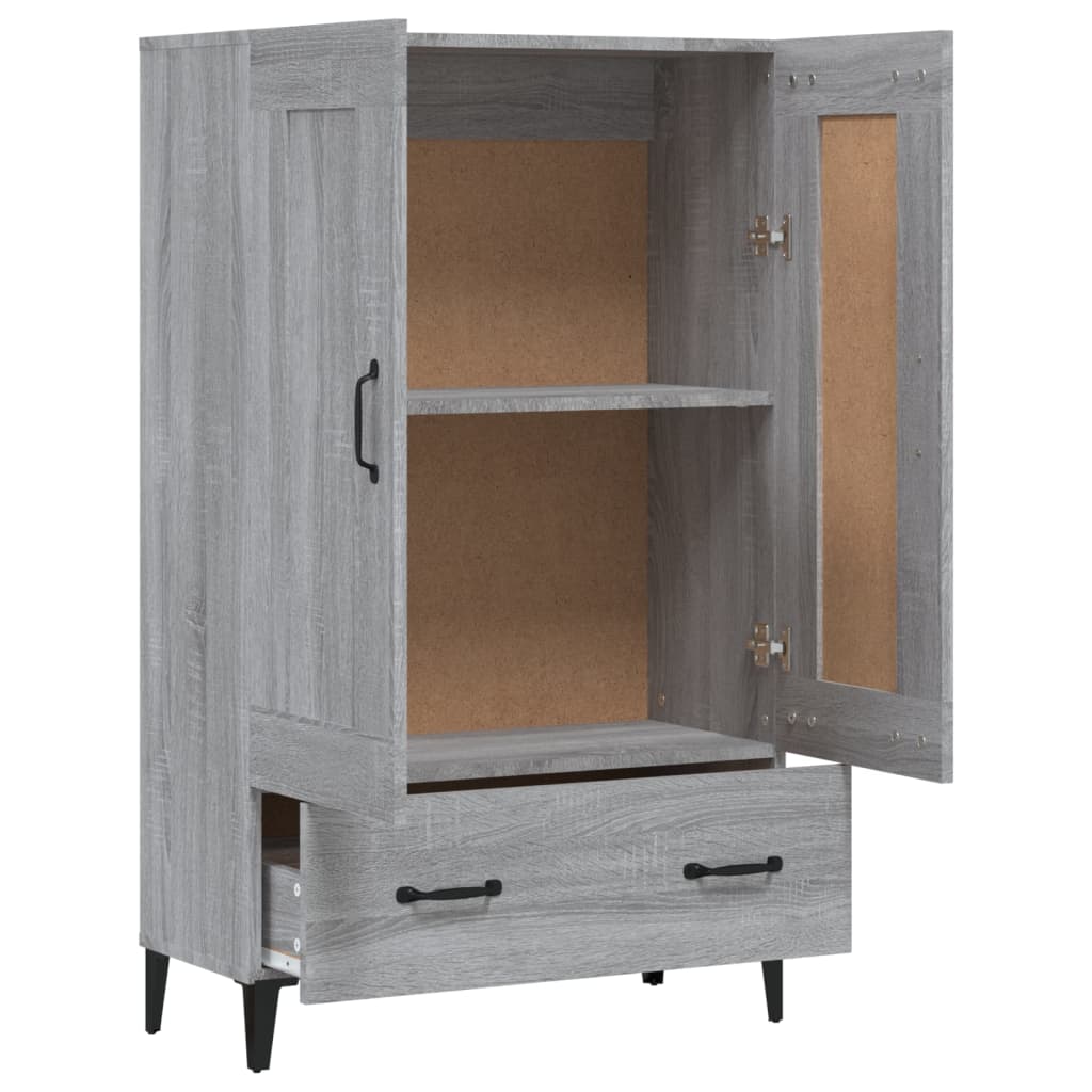 Visoka komoda boja hrasta sonome 70x31x115 cm konstruirano drvo