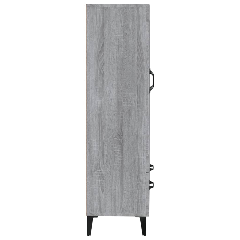 Visoka komoda boja hrasta sonome 70x31x115 cm konstruirano drvo