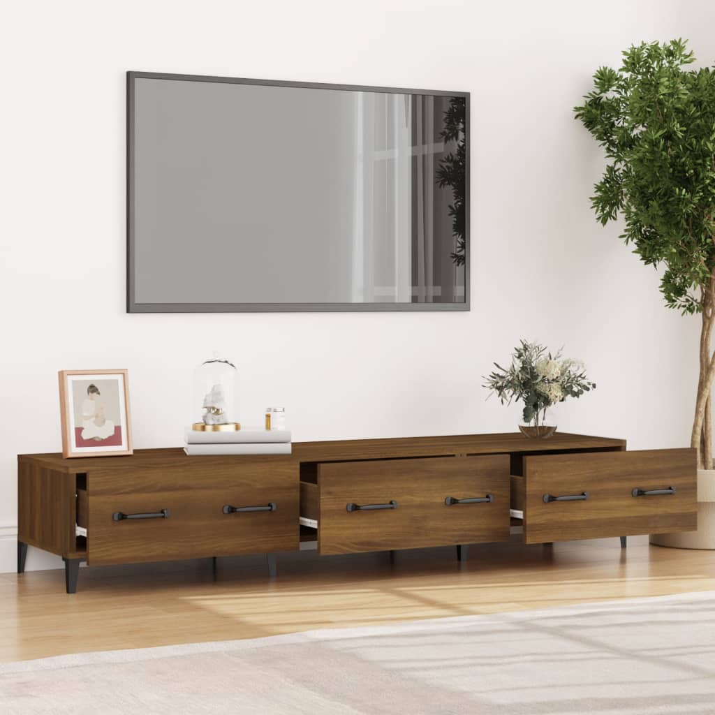 TV ormarić boja hrasta 150 x 34,5 x 30 cm konstruirano drvo