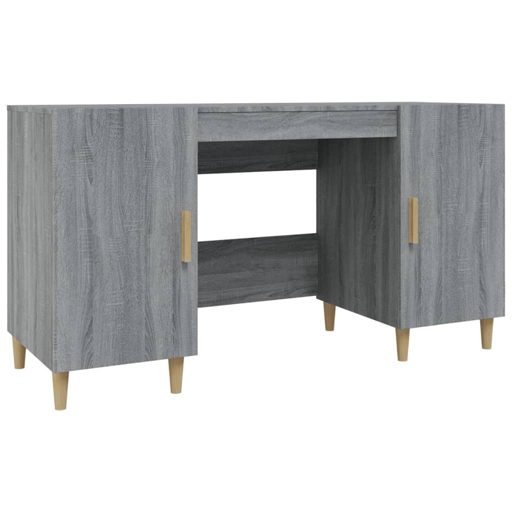 Radni stol boja hrasta sonome 140x50x75 cm konstruirano drvo