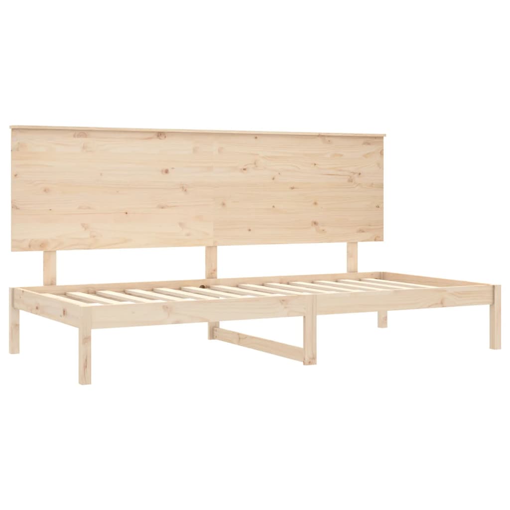 Dnevni krevet bez madraca 90 x 200 cm od masivne borovine