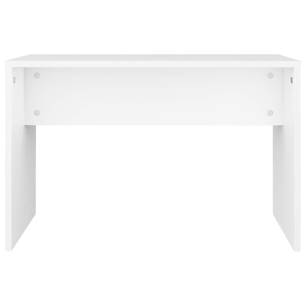Set toaletnog stolića bijeli 74,5 x 40 x 141 cm