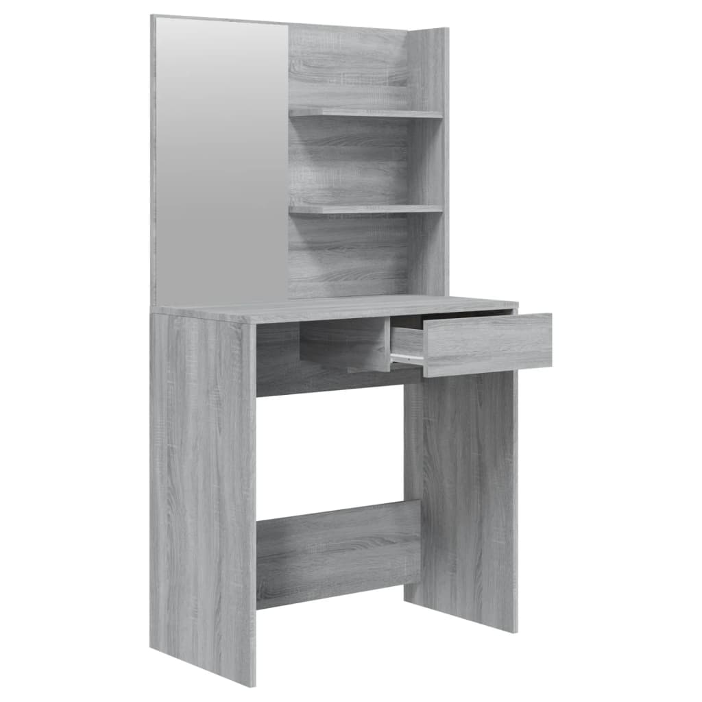 Set toaletnog stolića boja hrasta sonome 74,5x40x141 cm