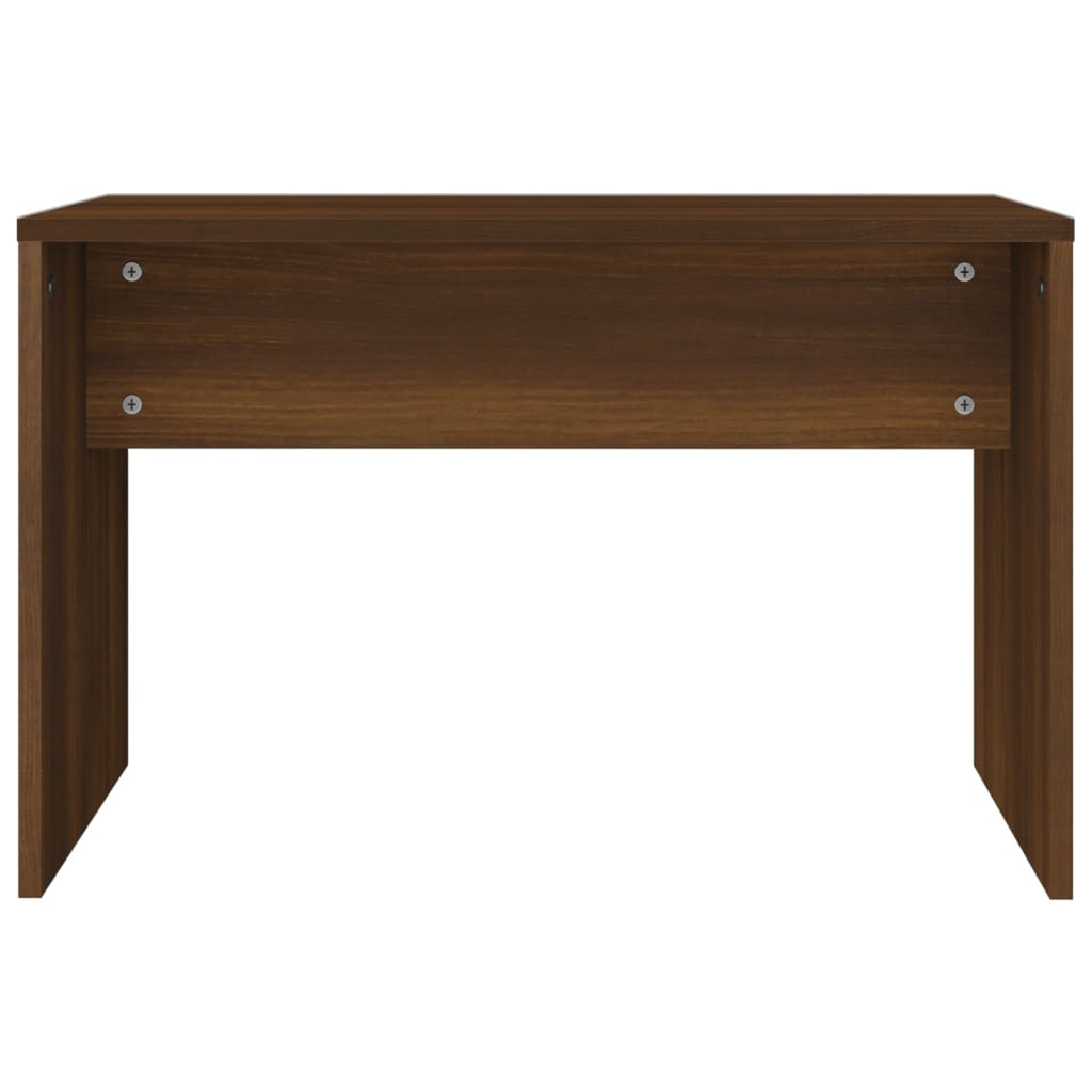 Set toaletni stolić boja smeđeg hrasta 74,5x40x141 cm