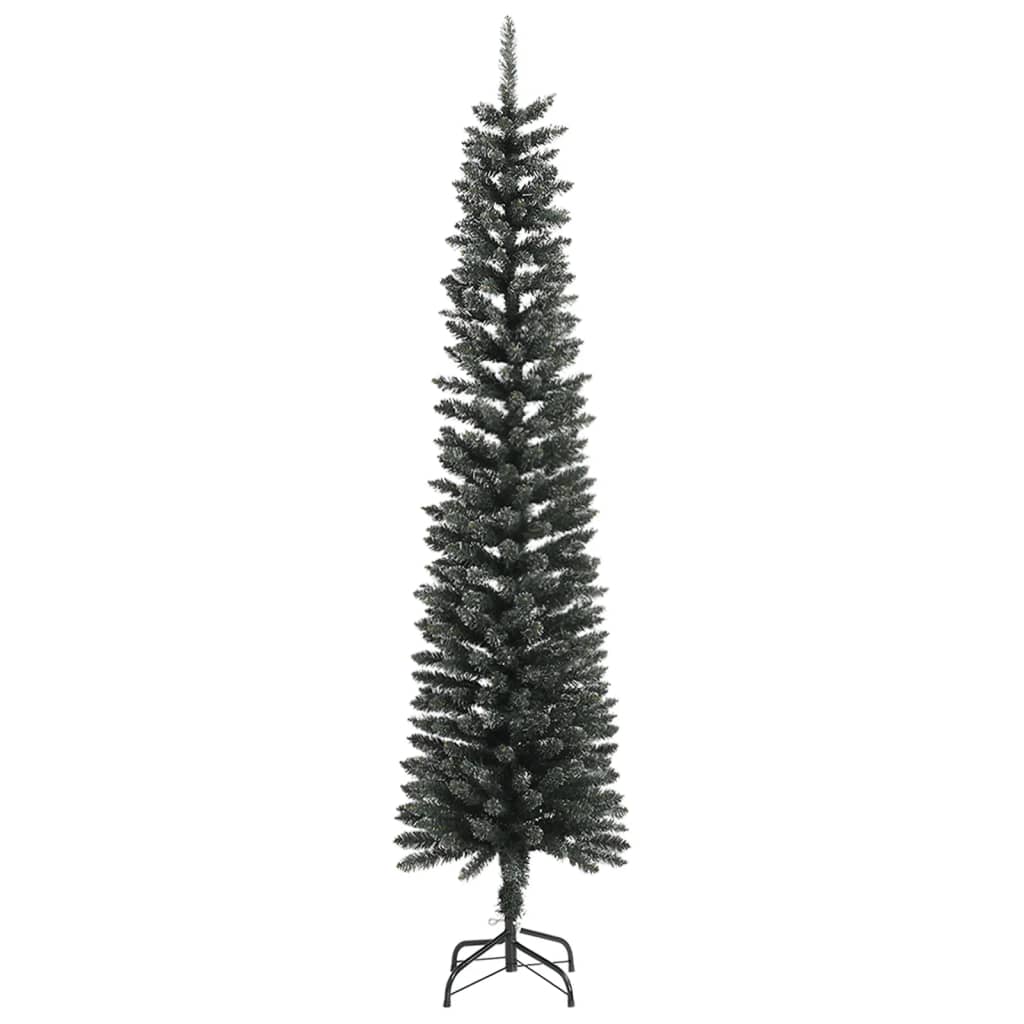 Umjetno usko božićno drvce sa stalkom zeleno 240 cm PVC
