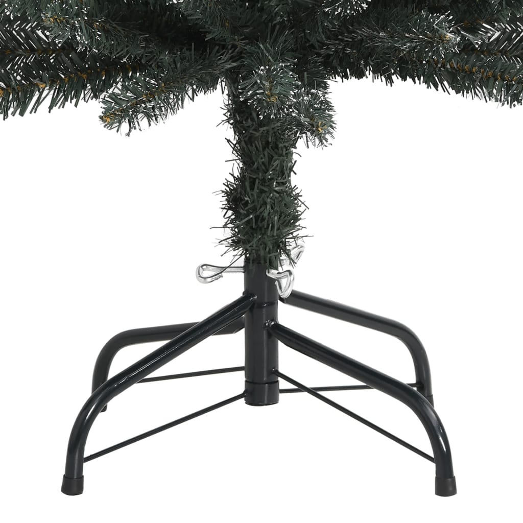 Umjetno usko božićno drvce sa stalkom zeleno 240 cm PVC