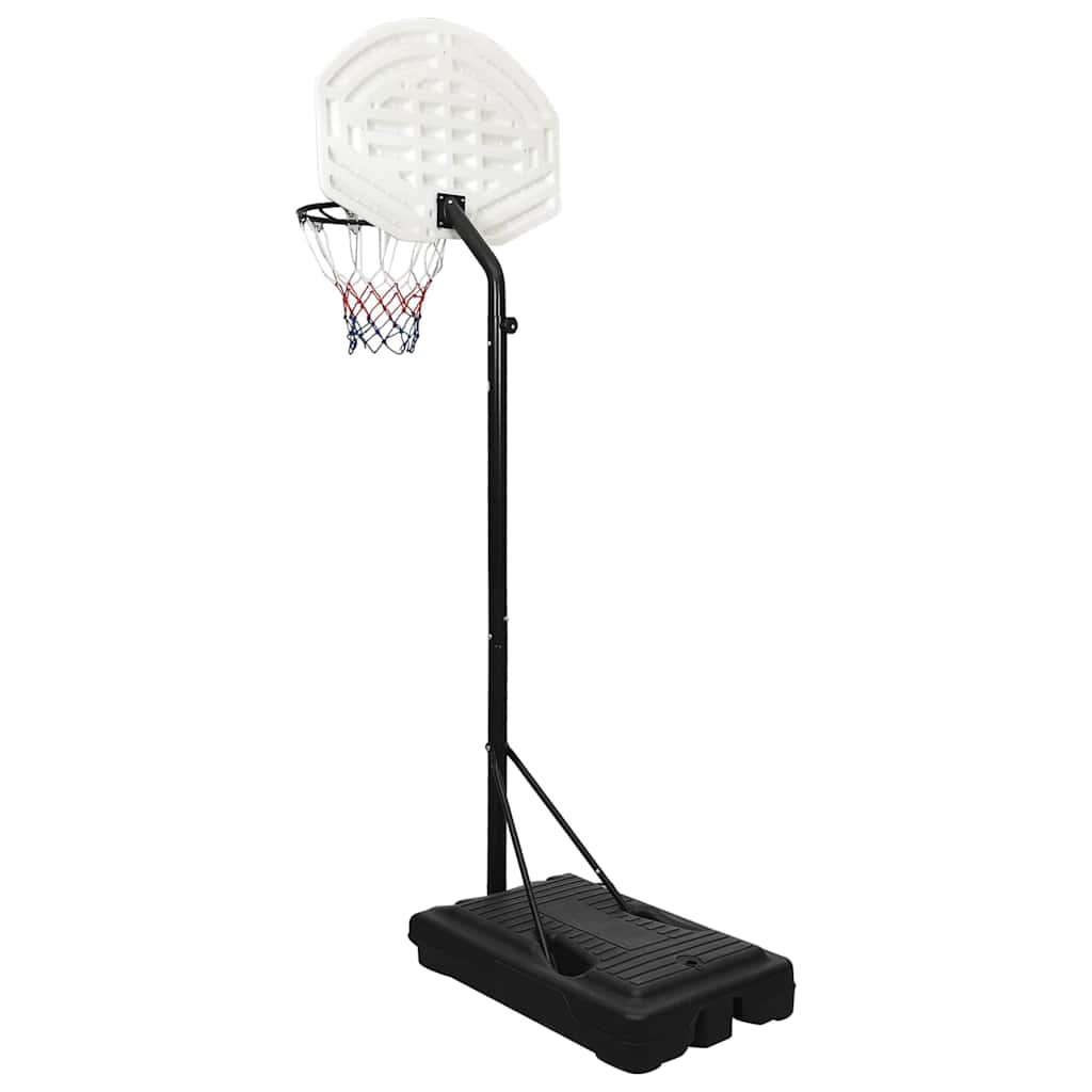 Košarkaški stalak bijeli 237 - 307 cm od polietilena