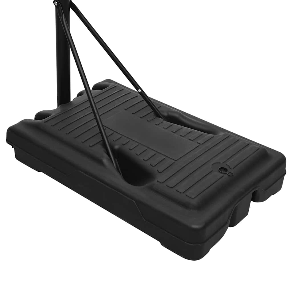 Košarkaški stalak bijeli 237 - 307 cm od polietilena