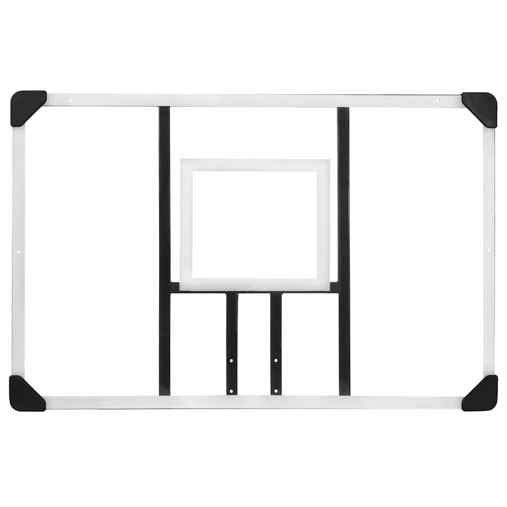 Košarkaška ploča prozirna 106x69x3 cm polikarbonatna