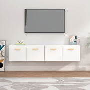 Zidni ormarići 2 kom bijeli 80 x 35 x 36,5 cm konstruirano drvo