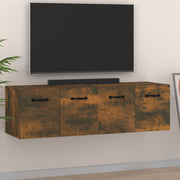 Zidni ormarići 2 kom boja dimljenog hrasta 80x35x36,5 cm drveni