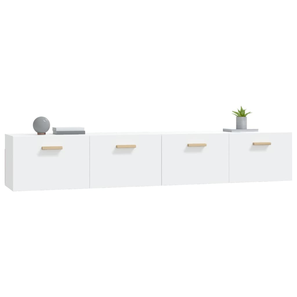 Zidni ormarići 2 kom bijeli 100x36,5x35 cm konstruirano drvo