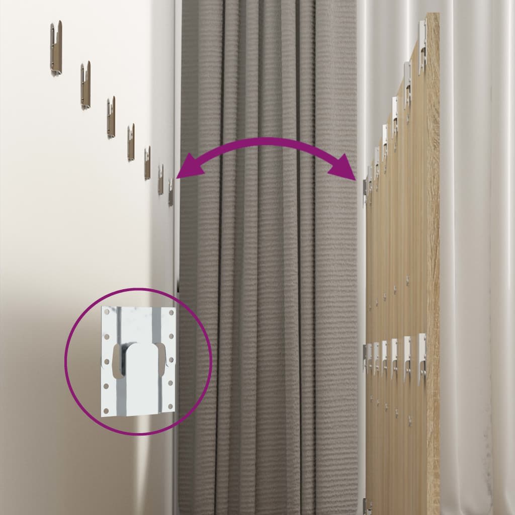 Uzglavlje za krevet s ormarićima boja hrasta konstruirano drvo