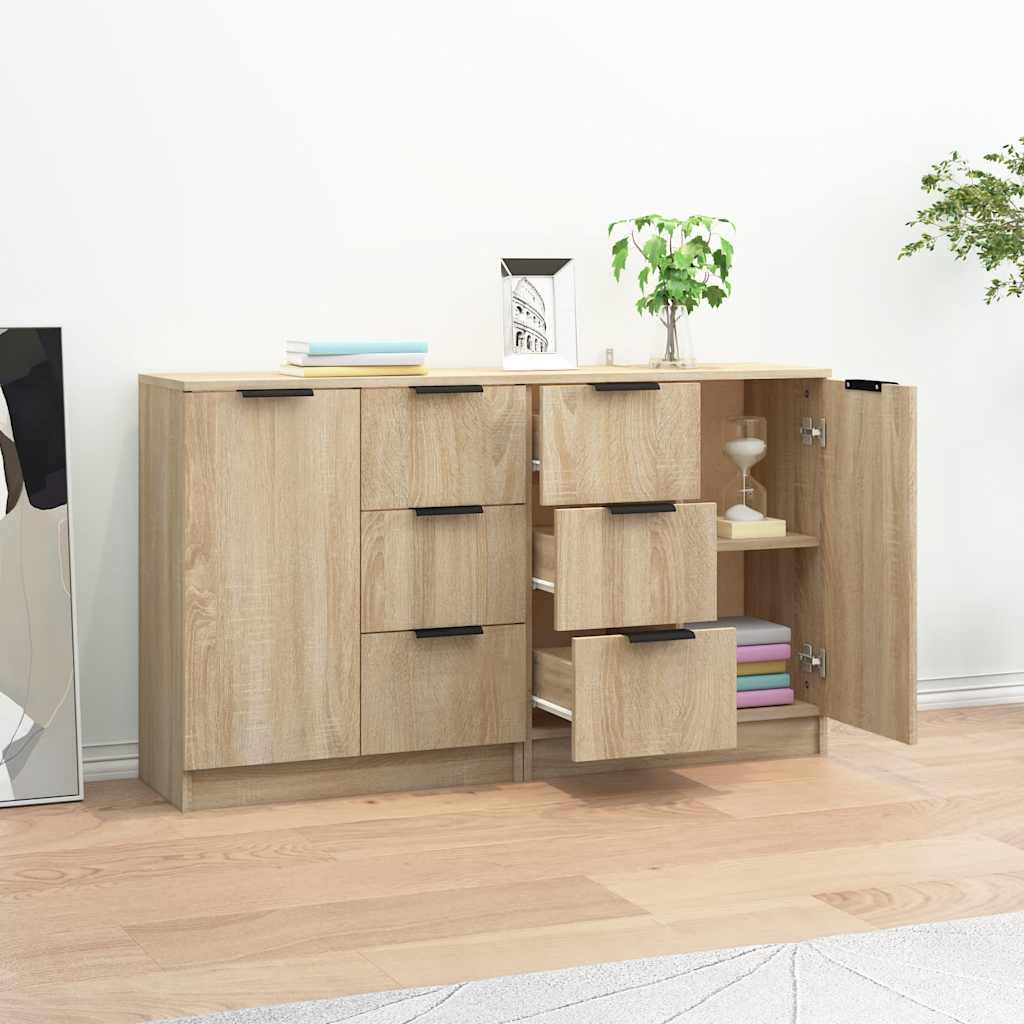 Komoda 2kom boja hrasta sonome 60x30x70cm od konstruiranog drva