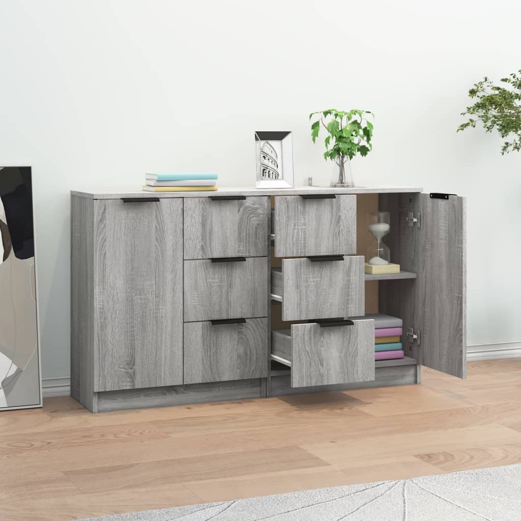 Komode 2 kom boja hrasta sonome 60x30x70 cm konstruirano drvo