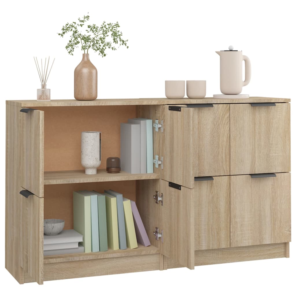 Komoda 2kom boja hrasta sonome 60x30x70cm od konstruiranog drva