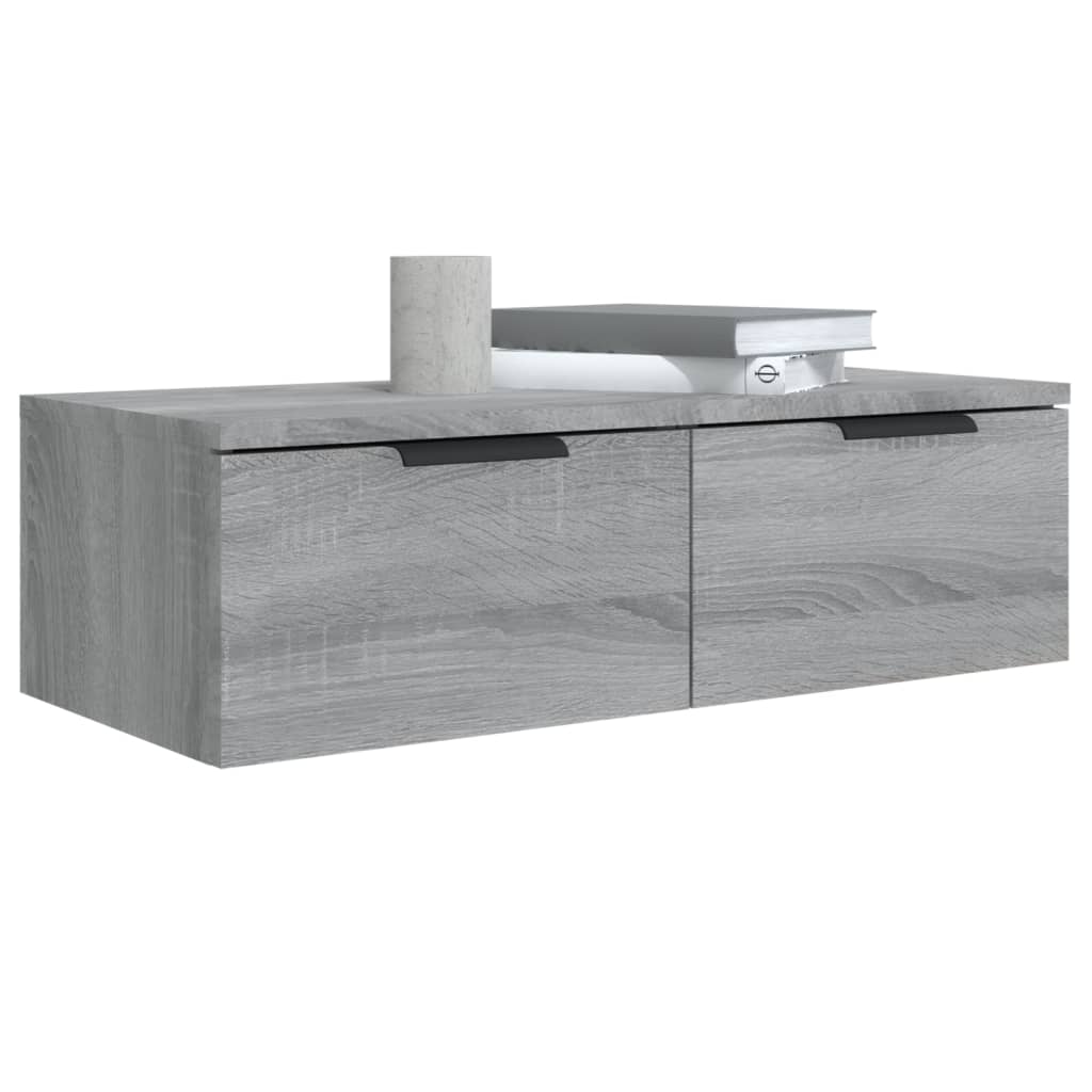 Zidni ormarići 2 kom siva sonome 68x30x20 cm konstruirano drvo