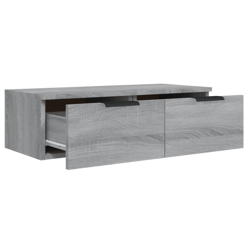 Zidni ormarići 2 kom siva sonome 68x30x20 cm konstruirano drvo
