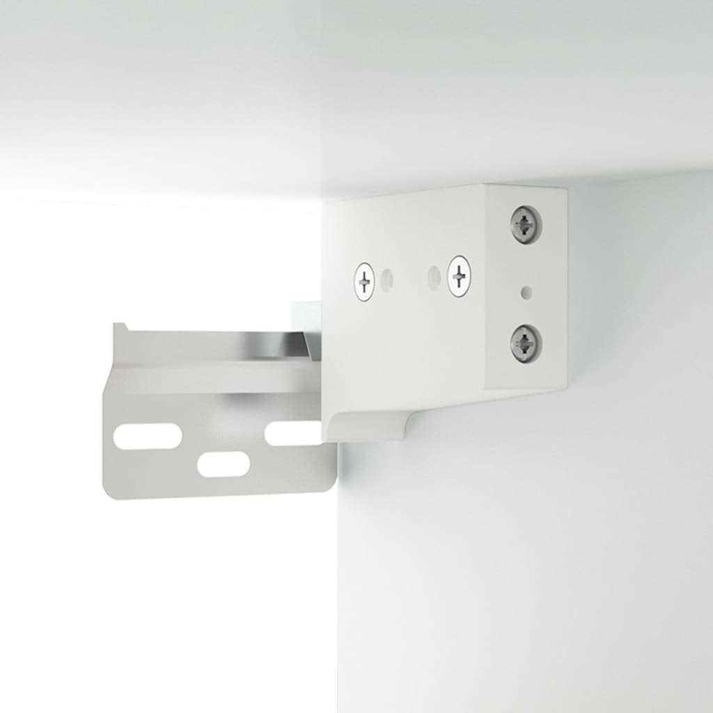 Zidni ormarići 2 kom bijeli 102 x 30 x 20 cm konstruirano drvo