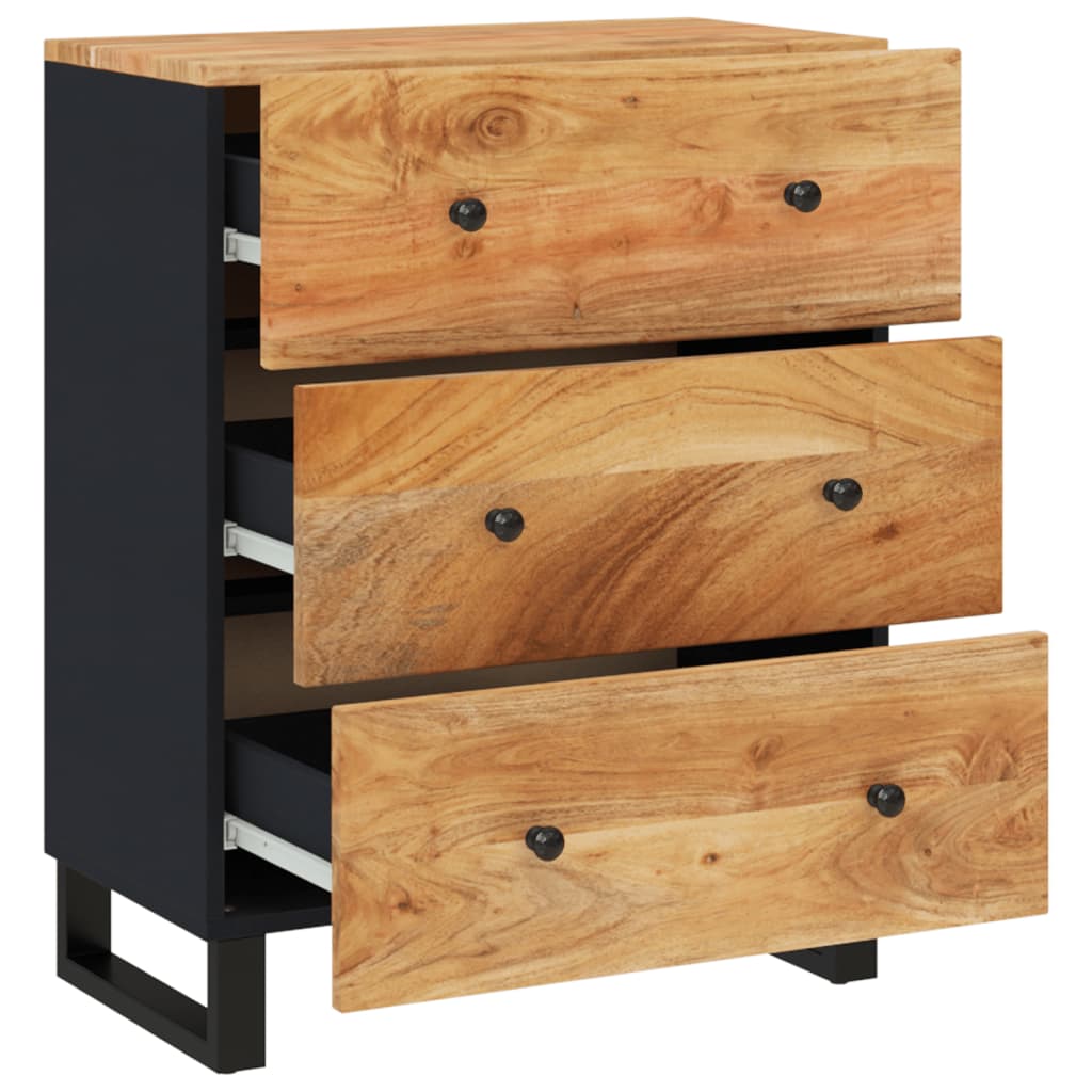 Komoda 60 x 33 x 75 cm od masivnog bagremovog drva