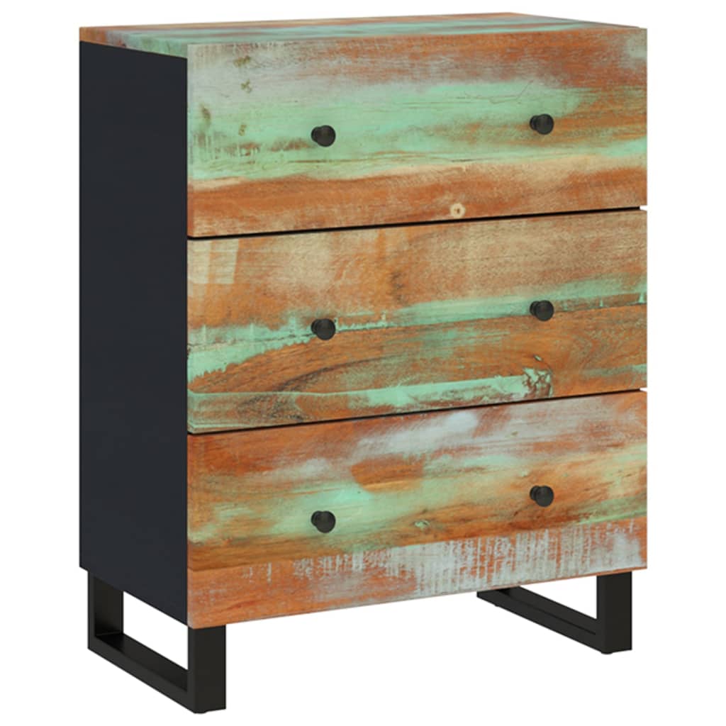 Komoda 60 x 33 x 75 cm od masivnog obnovljenog drva