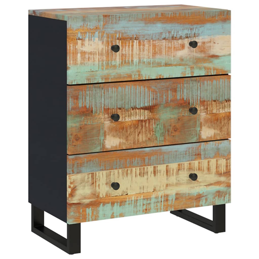 Komoda 60 x 33 x 75 cm od masivnog obnovljenog drva