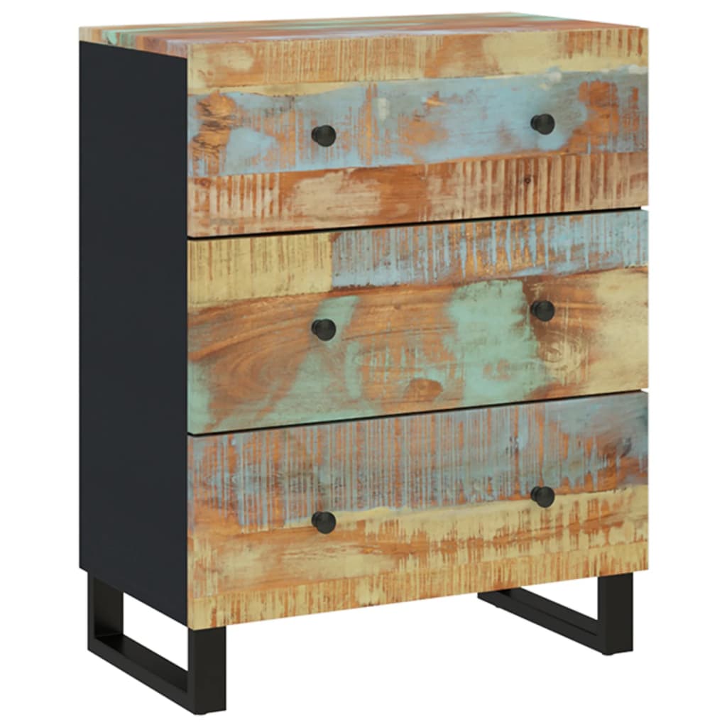 Komoda 60 x 33 x 75 cm od masivnog obnovljenog drva