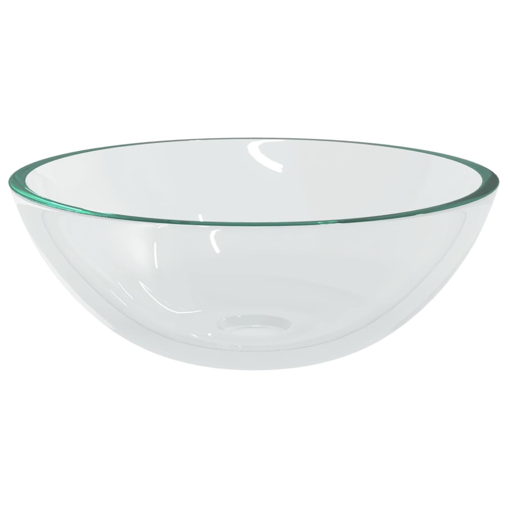 Umivaonik stakleni 50 x 37 x 14 cm prozirni
