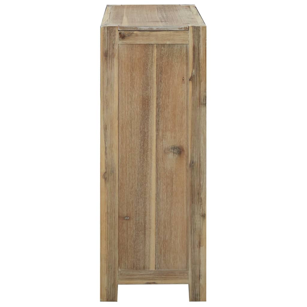 Polica za knjige sa 3 razina 80x30x80 cm masivno drvo bagrema