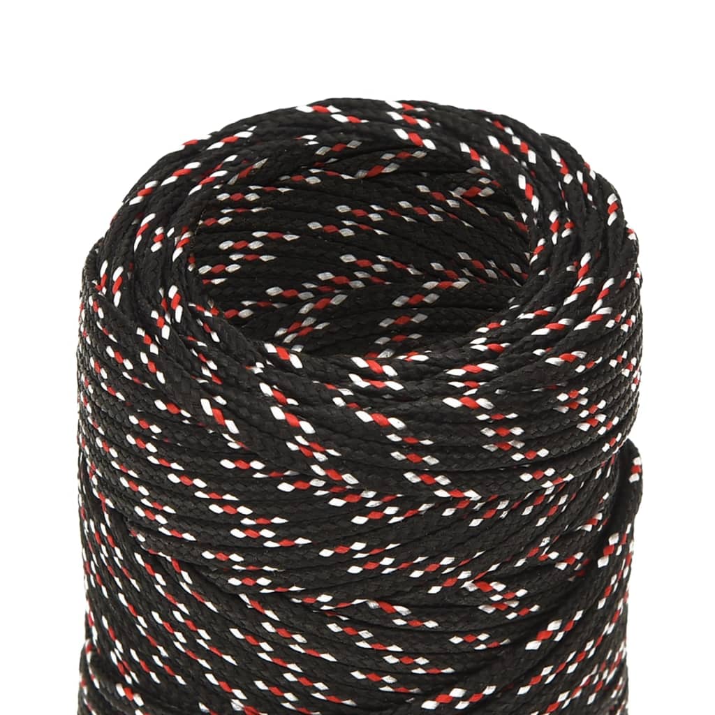Brodski konop crni 2 mm 50 m od polipropilena
