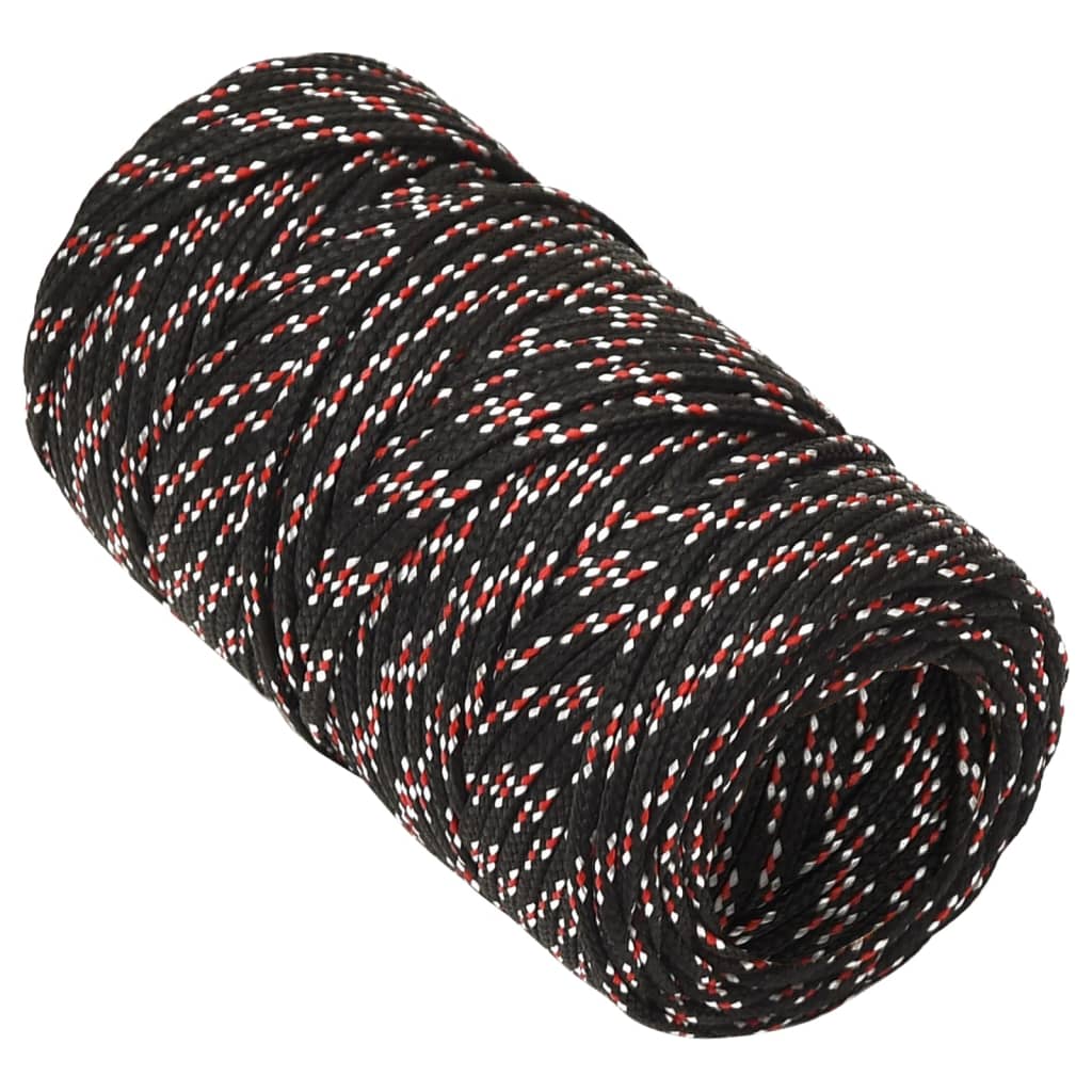 Brodski konop crni 2 mm 100 m od polipropilena