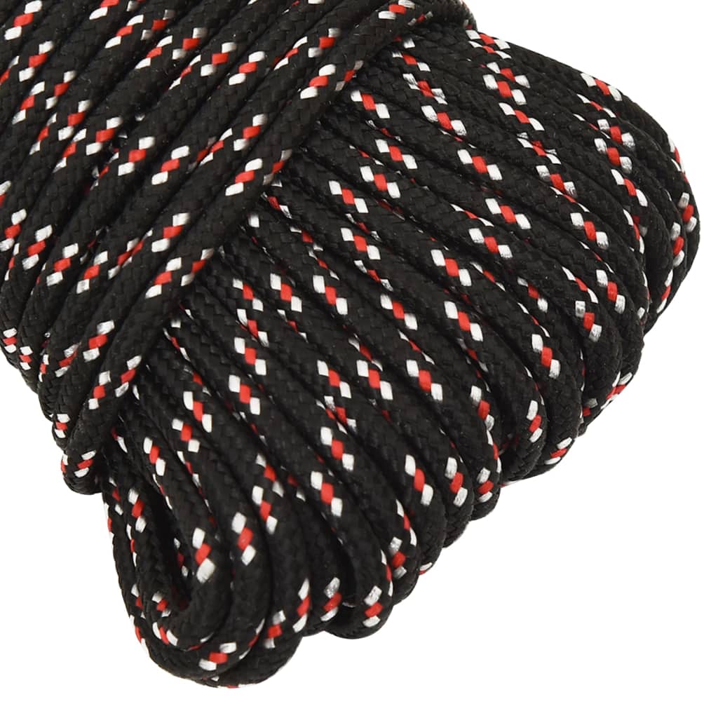 Brodski konop crni 3 mm 50 m od polipropilena