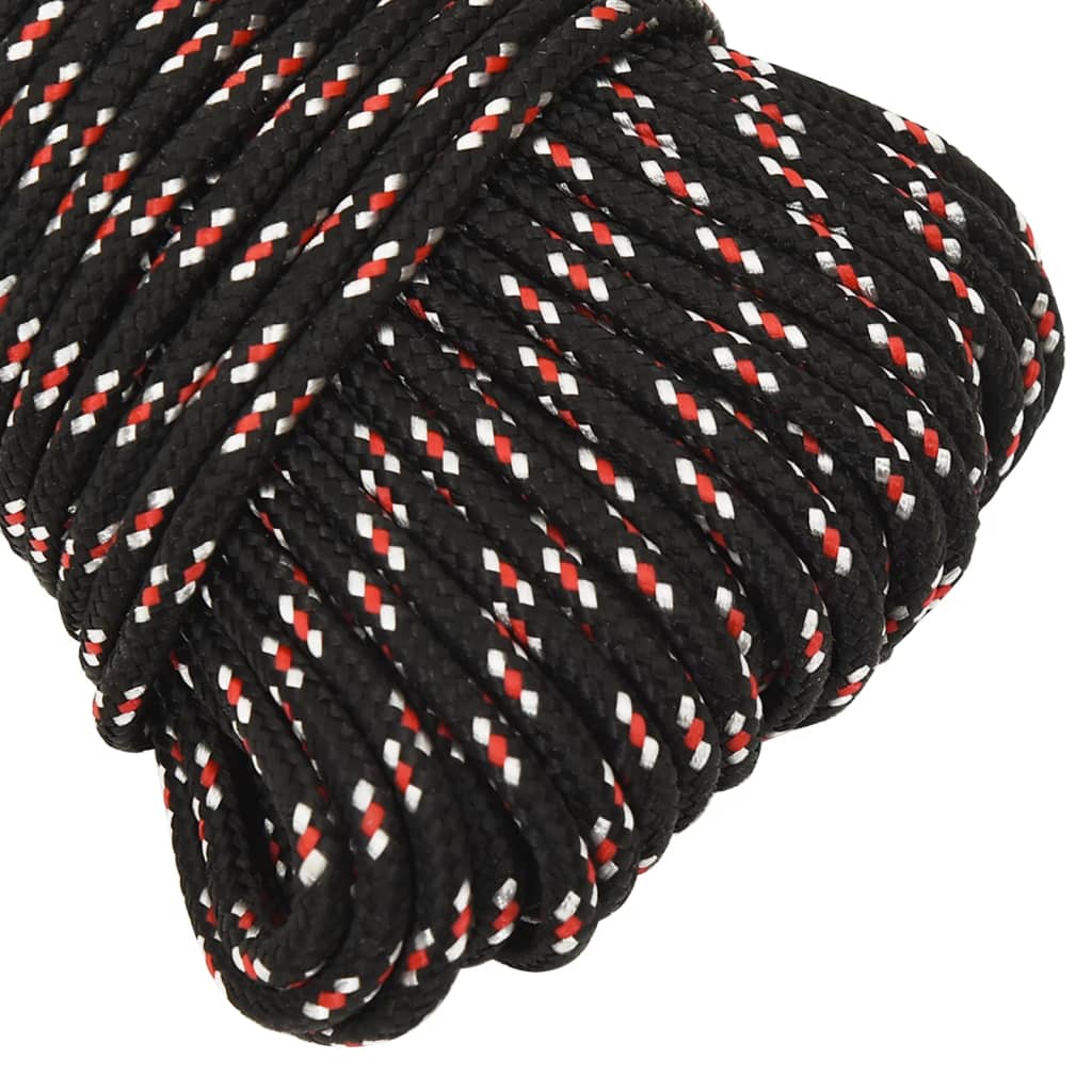 Brodski konop crni 4 mm 25 m od polipropilena