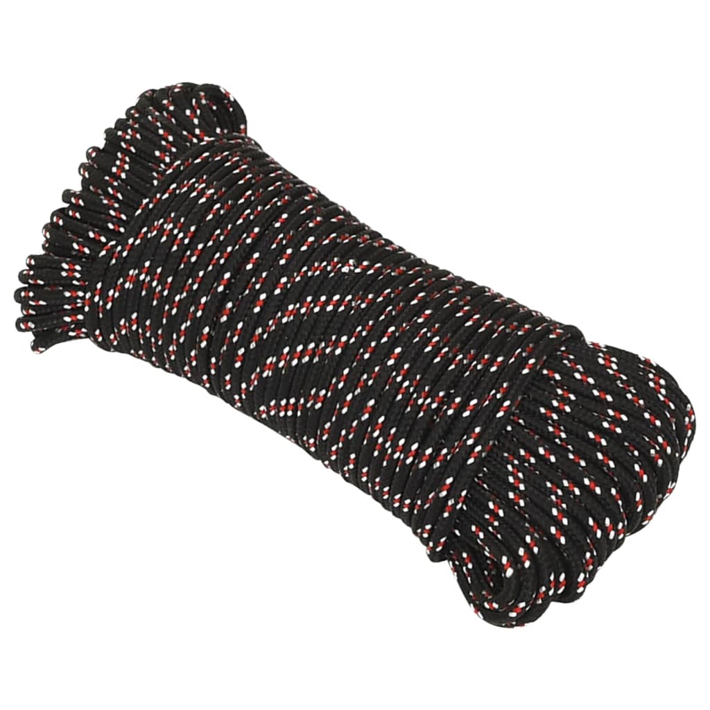 Brodski konop crni 4 mm 250 m od polipropilena