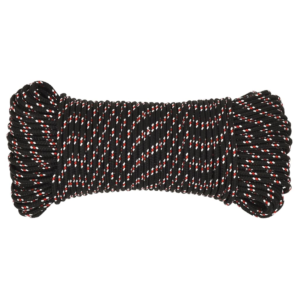 Brodski konop crni 4 mm 500 m od polipropilena
