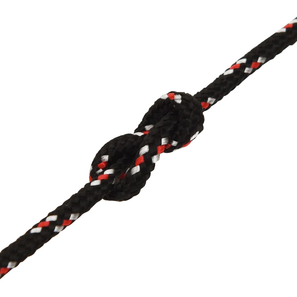 Brodski konop crni 5 mm 100 m od polipropilena