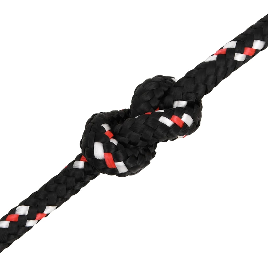 Brodski konop crni 8 mm 250 m od polipropilena