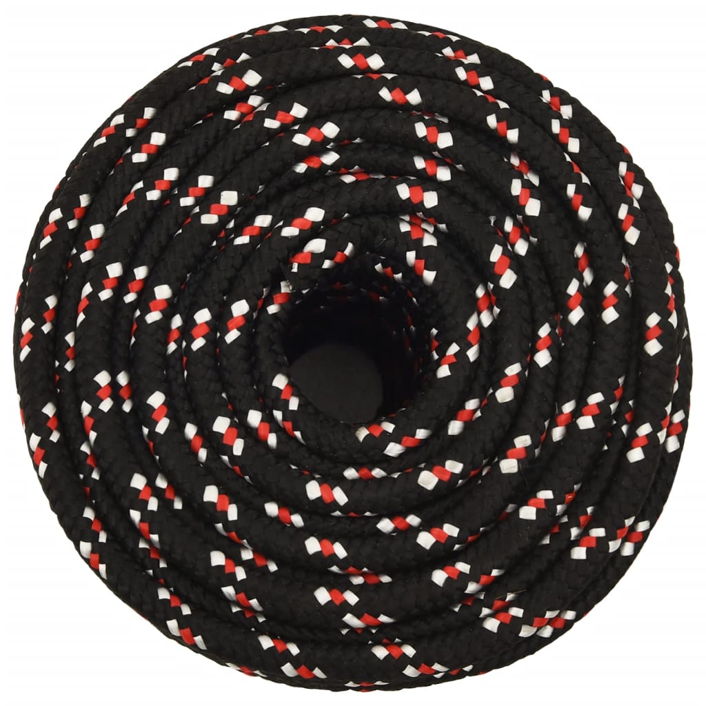 Brodski konop crni 12 mm 100 m od polipropilena
