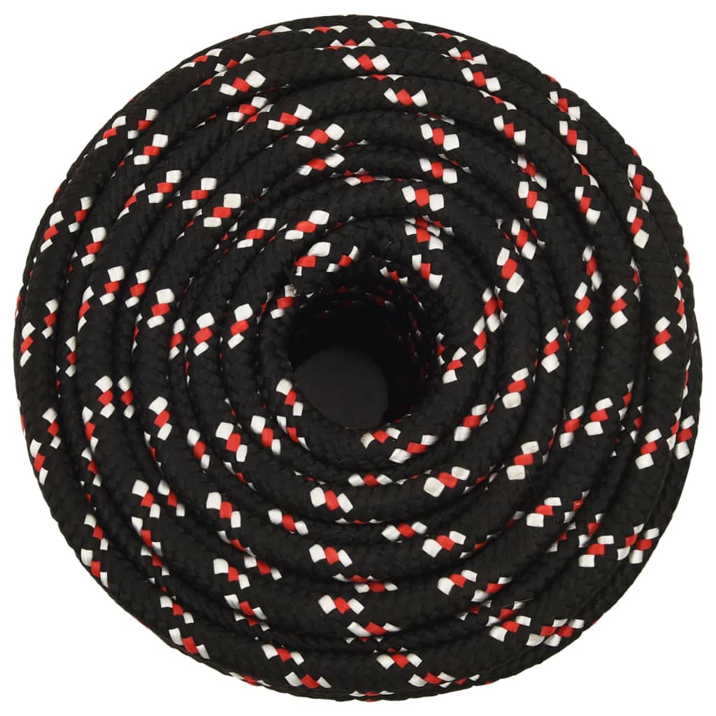 Brodski konop crni 18 mm 100 m od polipropilena
