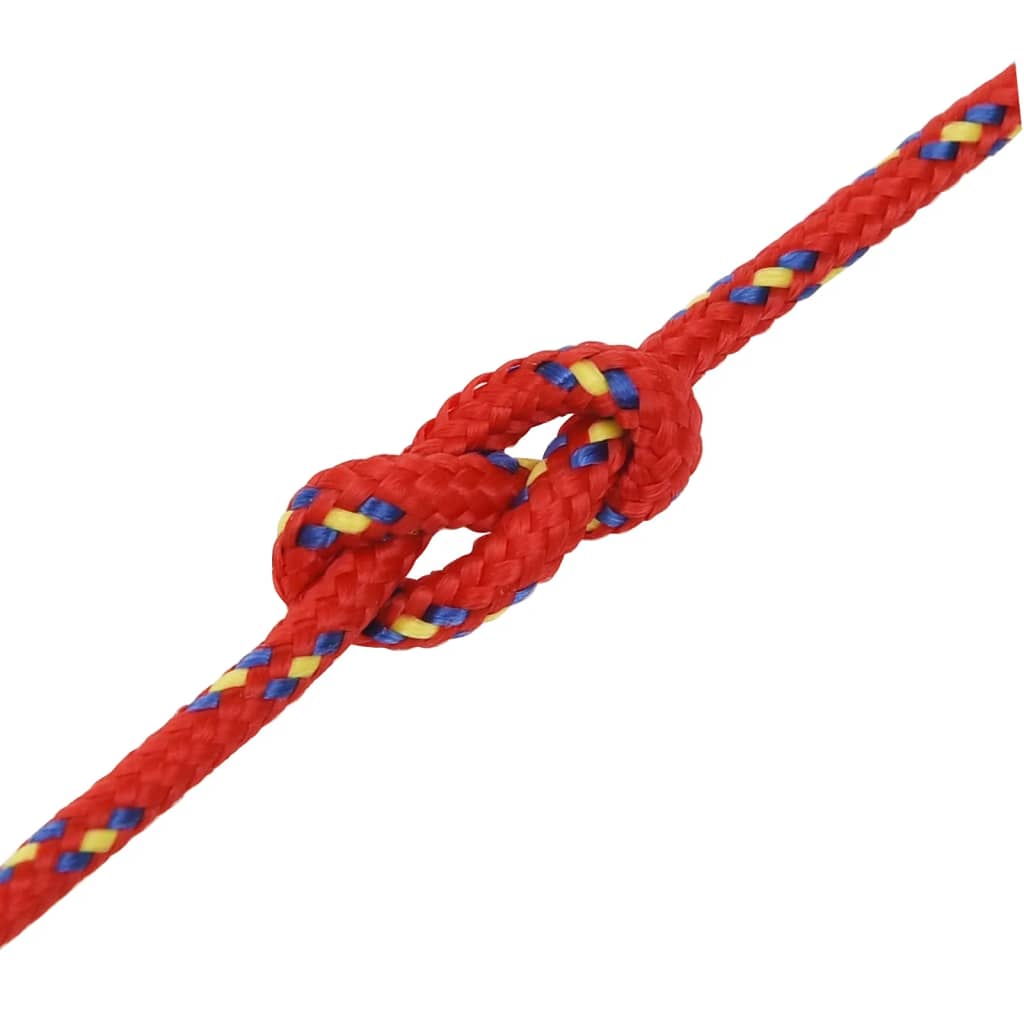 Brodski konop crveni 4 mm 25 m od polipropilena
