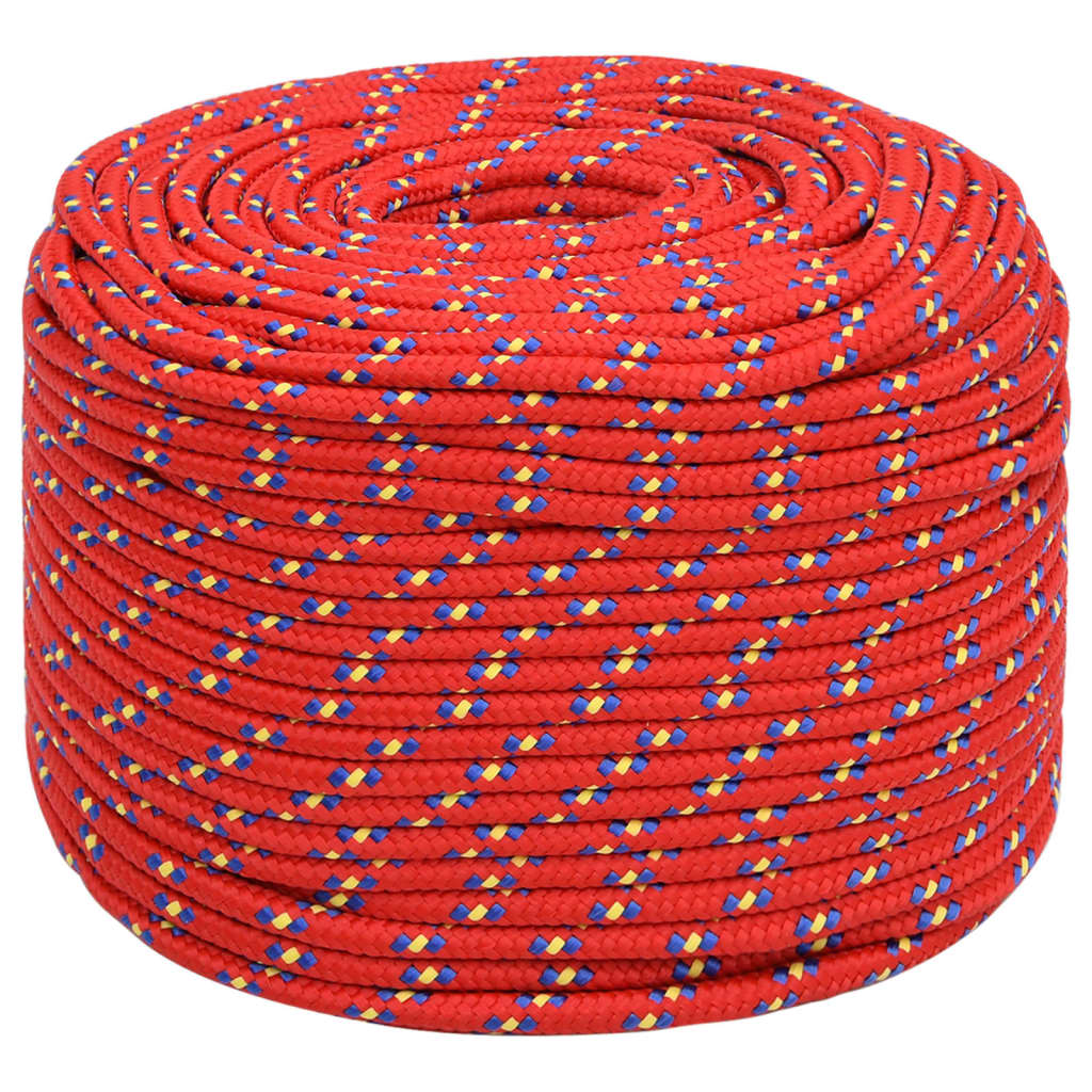 Brodski konop crveni 10 mm 500 m od polipropilena