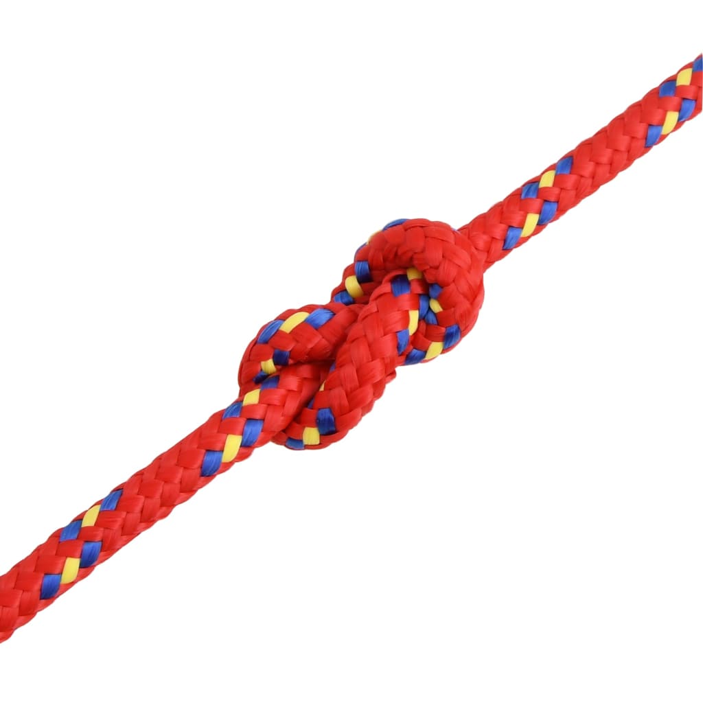 Brodski konop crveni 10 mm 500 m od polipropilena