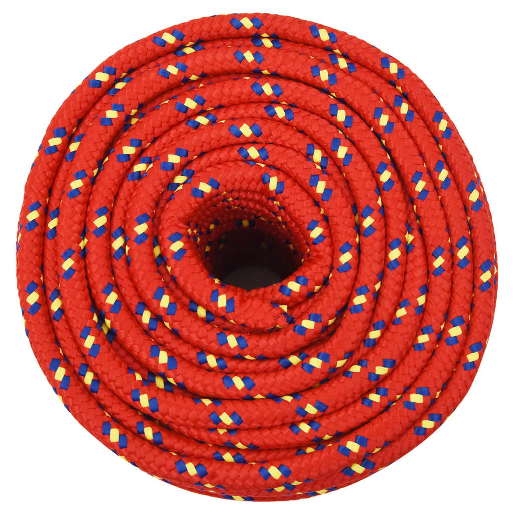 Brodski konop crveni 14 mm 100 m od polipropilena