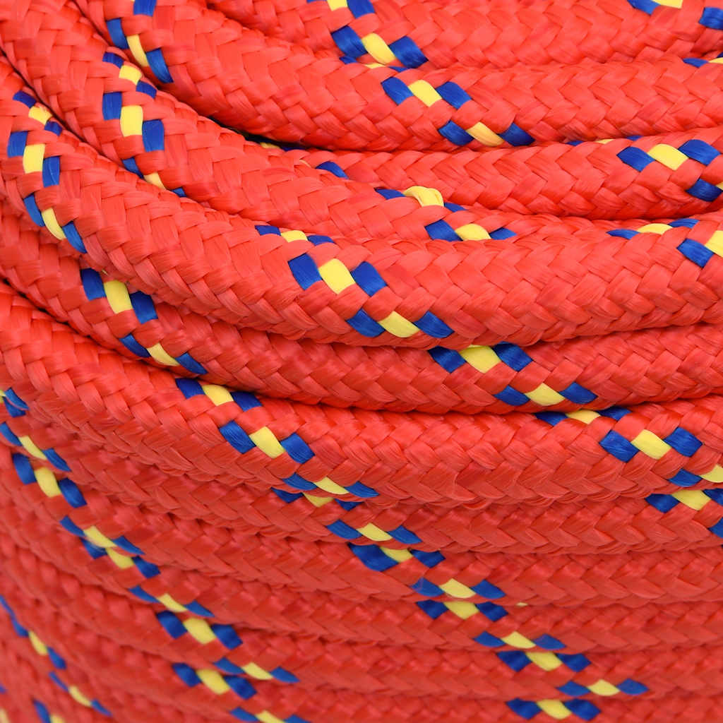 Brodski konop crveni 16 mm 100 m od polipropilena