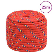 Brodski konop crveni 18 mm 25 m od polipropilena