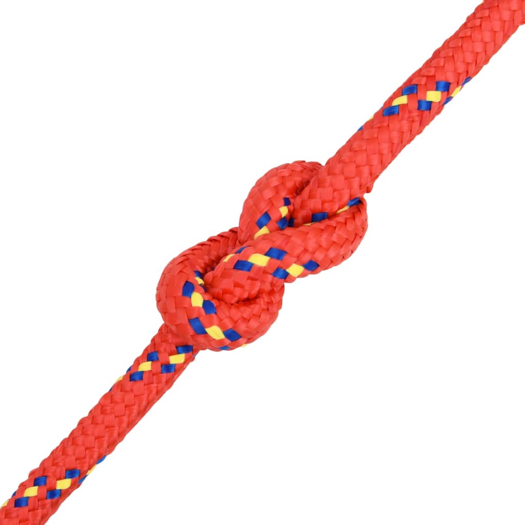 Brodski konop crveni 18 mm 100 m od polipropilena