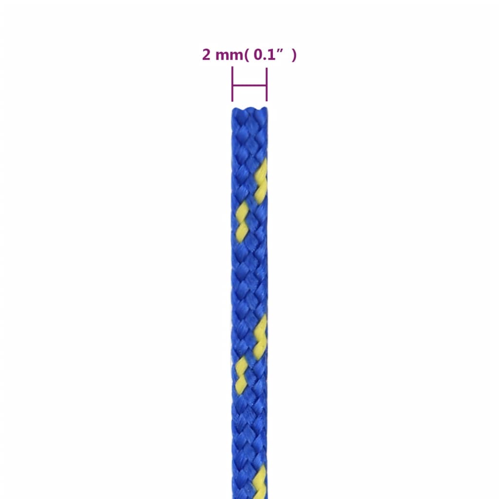 Brodski konop plavi 2 mm 50 m od polipropilena