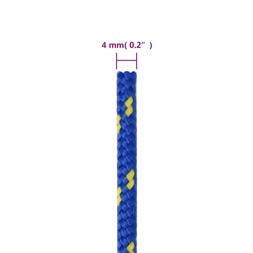 Brodski konop plavi 4 mm 50 m od polipropilena