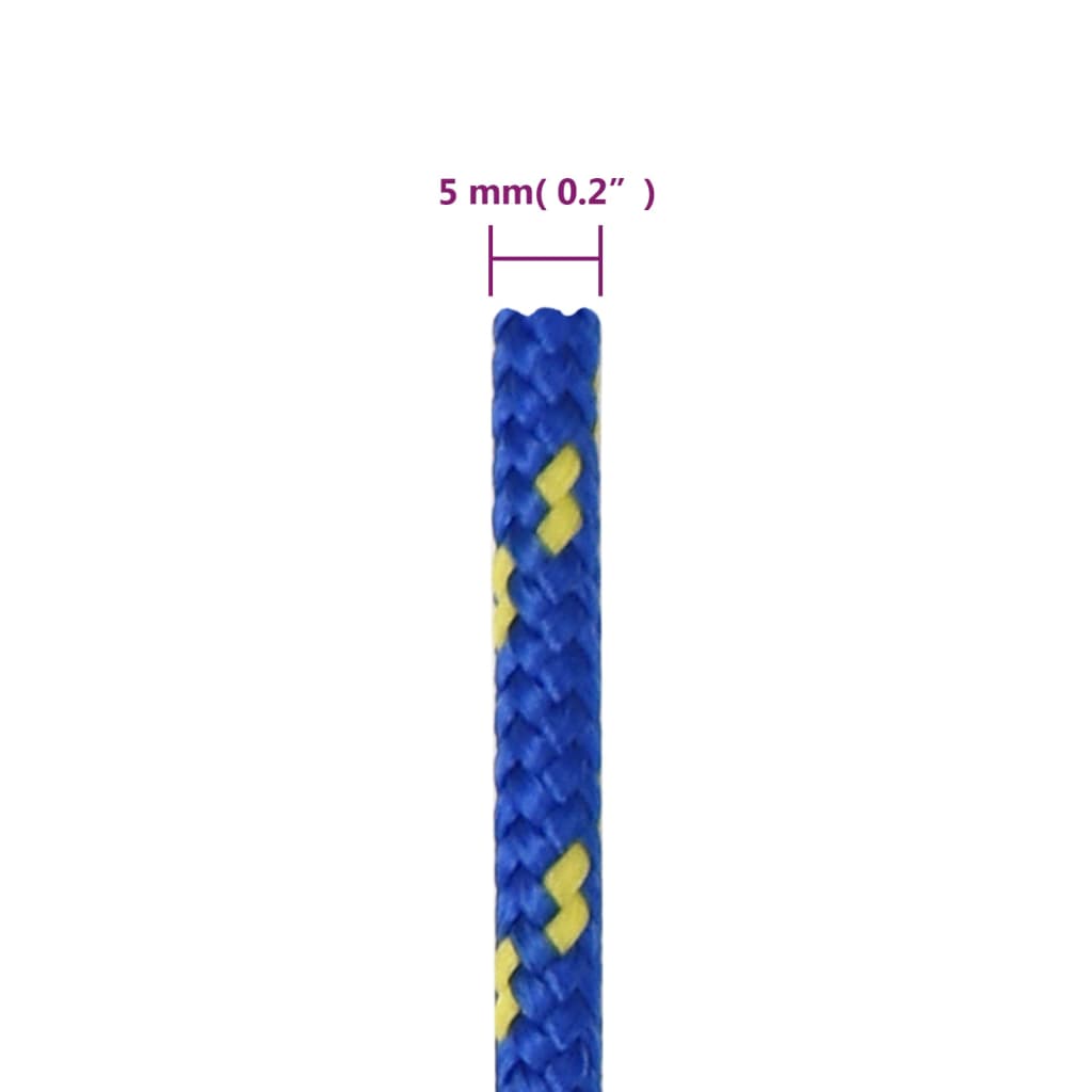 Brodski konop plavi 5 mm 100 m od polipropilena