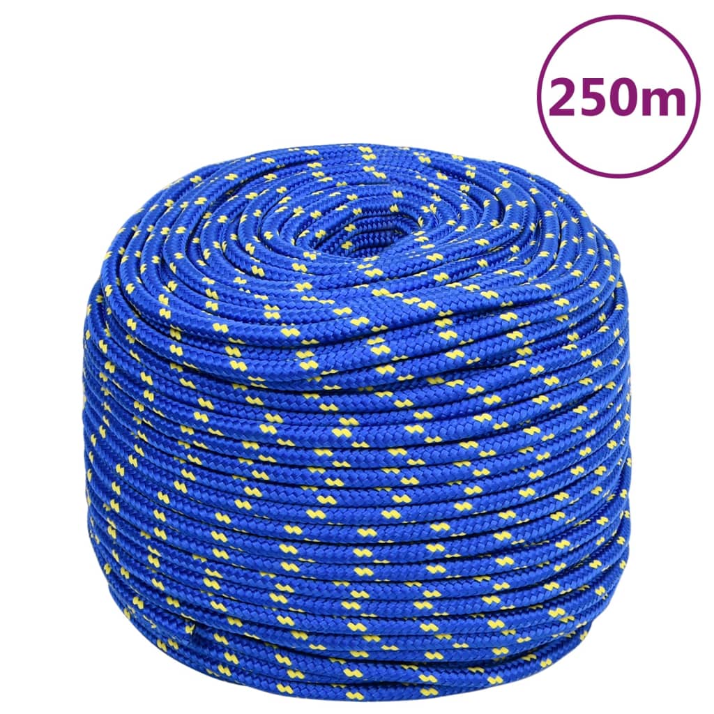 Brodski konop plavi 8 mm 250 m od polipropilena